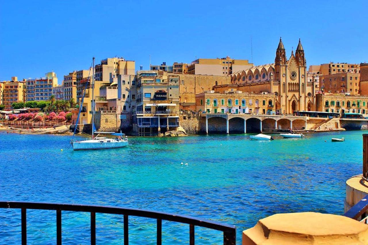 Ferienwohnung Picturesque Sliema Pad Steps From The Seafront Exterior foto